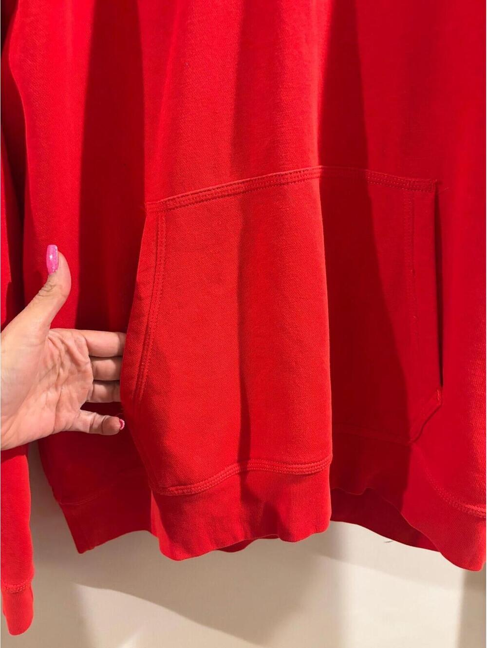 Men’s Nike XL Hoodie Red - Picture 2 of 5